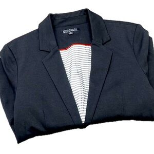 Nicole Miller Black Blazer Women XL Business Casual Tailored Classic